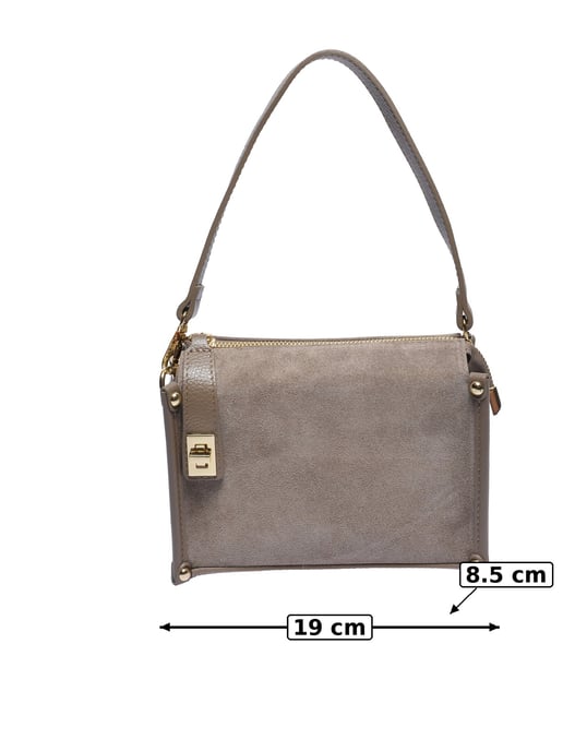 Anna Luchini Beige Bolso de cuero - Image 5