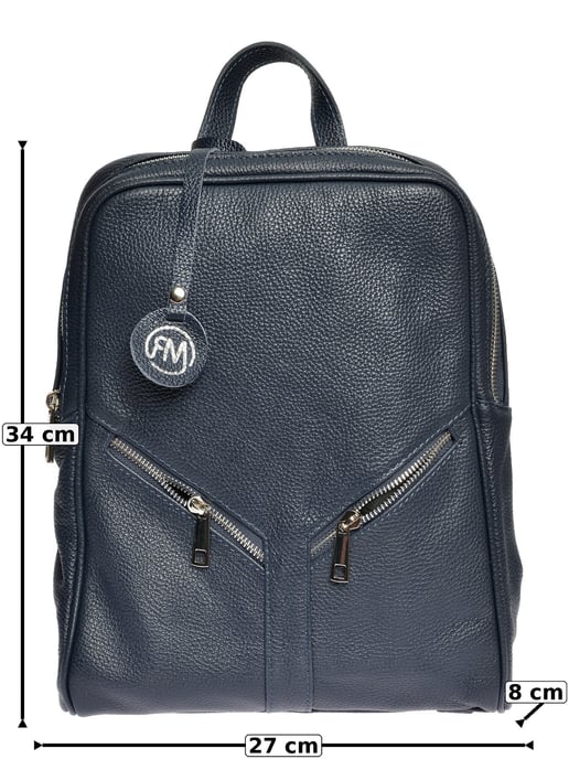 Roberta M AZUL Bolso de cuero - Image 6