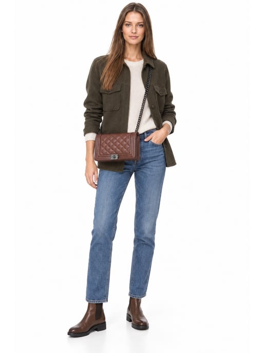 Anna Luchini Granate Bolso de cuero - Image 6