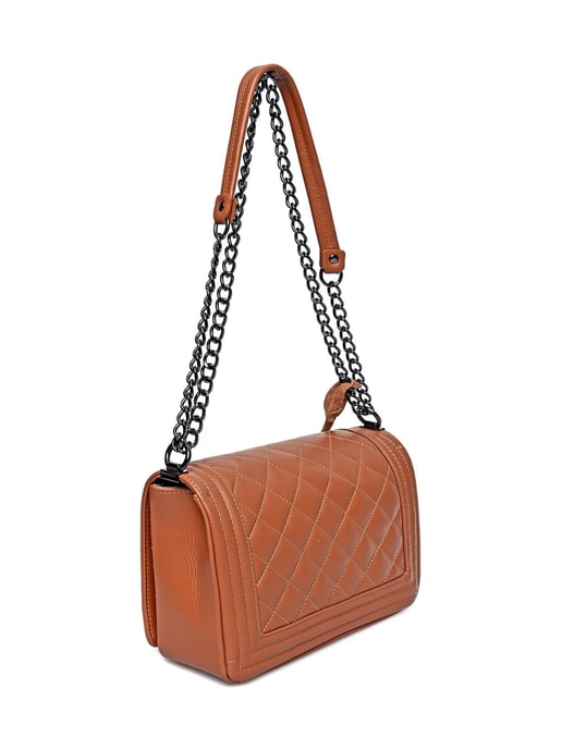 Anna Luchini Brown Bolso de cuero - Image 2