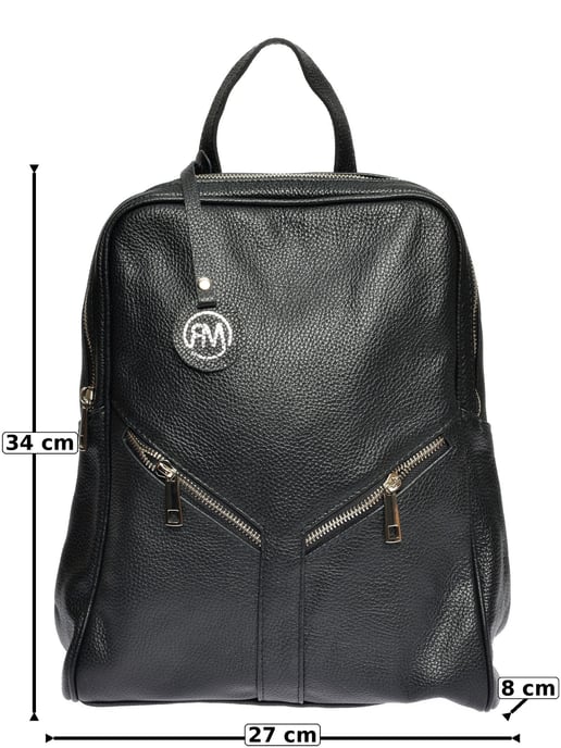 Roberta M Negro Bolso de cuero - Image 6
