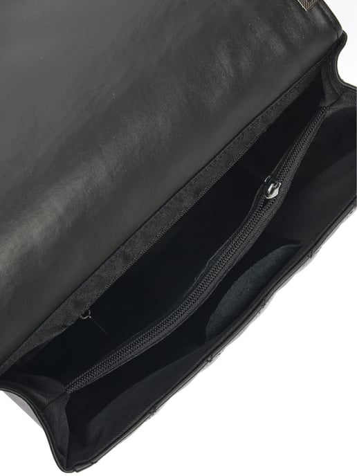 Anna Luchini Negro Bolso de cuero - Image 4