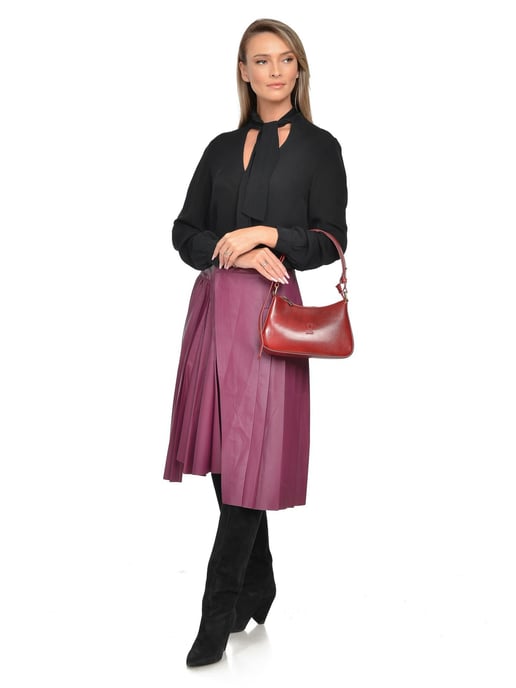 Isabella Rhea Rojo Bolso de cuero - Image 5