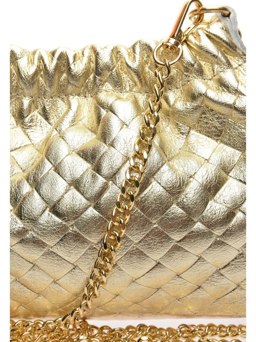 Anna Luchini Oro Bolso de cuero - Image 3