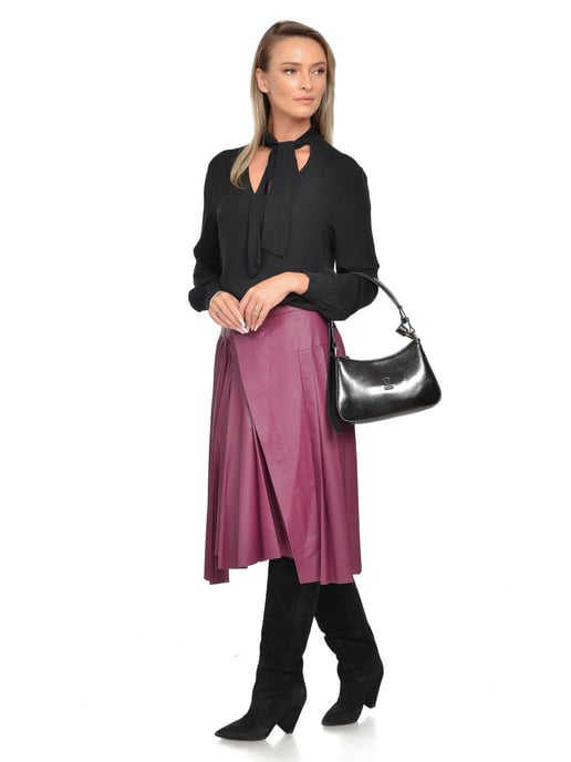 Isabella Rhea Negro Bolso de cuero - Image 5