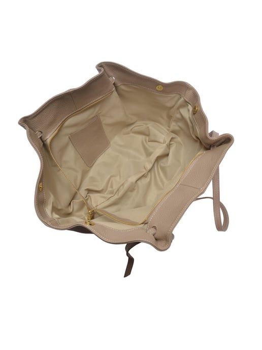 Roberta M Beige Bolso de cuero - Image 4
