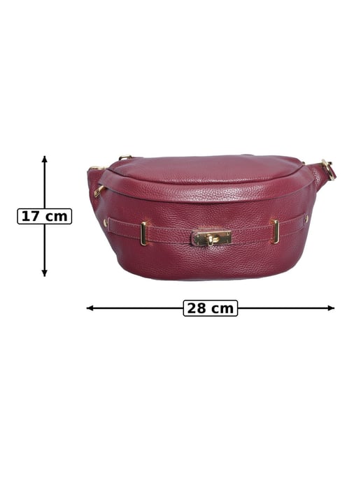 Anna Luchini Vino Bolso de cuero - Image 5