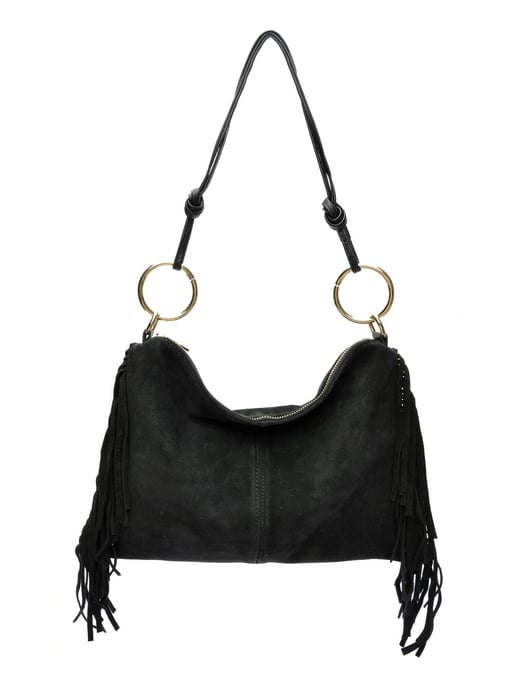 Isabella Rhea Negro Bolso de cuero - Image 1
