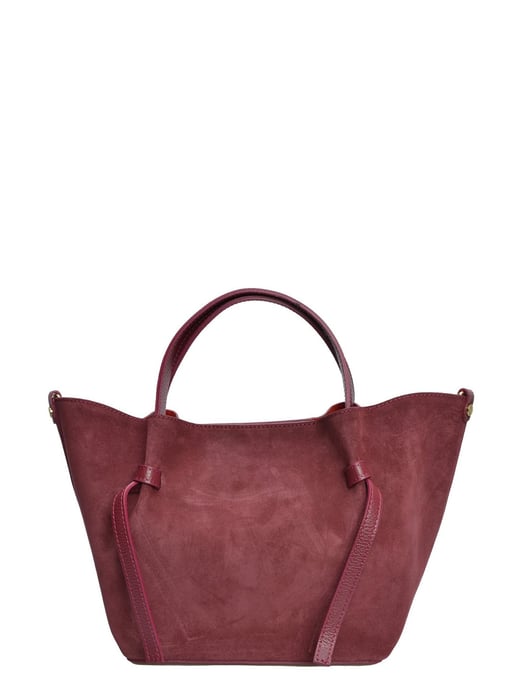 Isabella Rhea Borgoña Bolso de cuero - Image 1