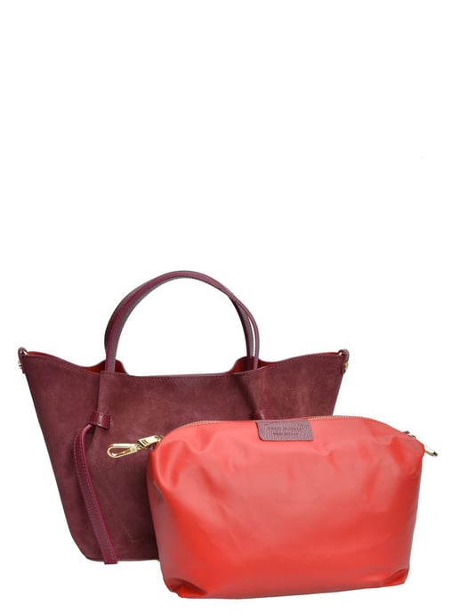 Isabella Rhea Borgoña Bolso de cuero - Image 3