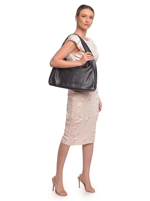 Roberta M Negro Bolso de cuero - Image 5