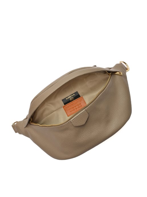 Roberta M Beige Bolso de cuero - Image 4