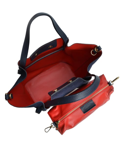 Isabella Rhea Azul Bolso de cuero - Image 4