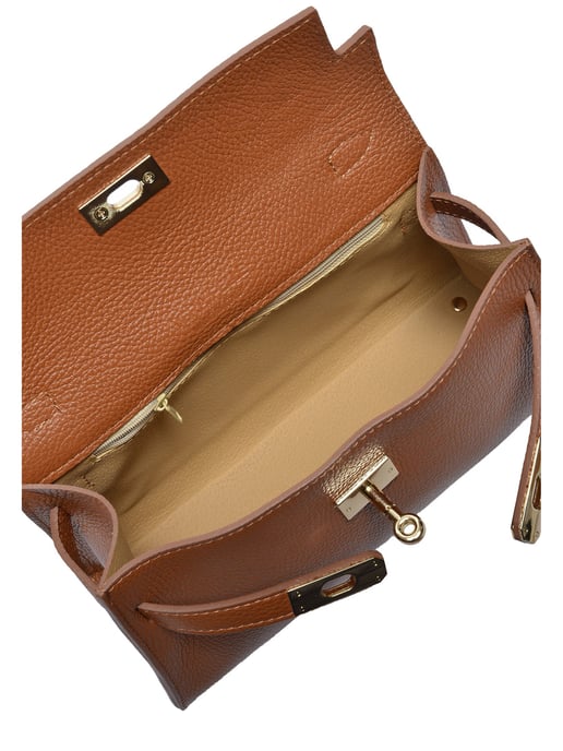 Anna Luchini Brown Bolso de cuero - Image 4