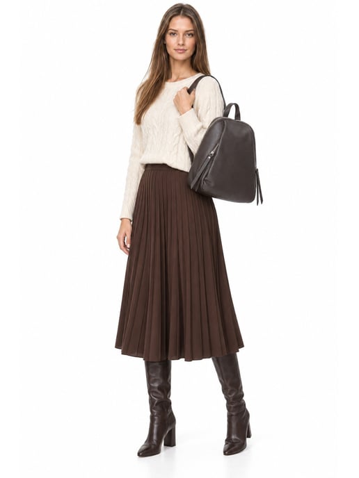 Anna Luchini Granate Bolso de cuero - Image 6