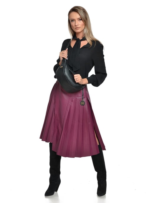 Roberta M Negro Bolso de cuero - Image 5