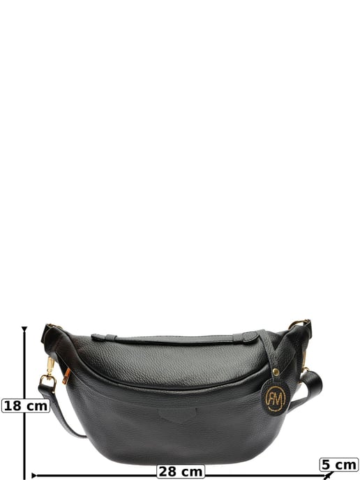 Roberta M Negro Bolso de cuero - Image 6