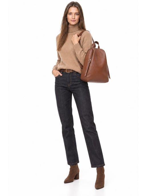 Anna Luchini Granate Bolso de cuero - Image 6