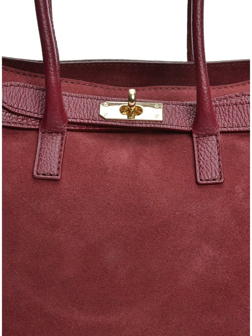 Isabella Rhea Borgoña Bolso de cuero - Image 3