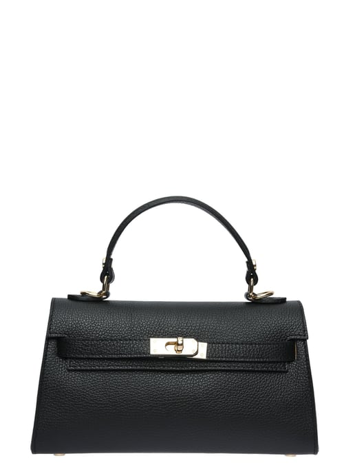 Anna Luchini Negro Bolso de cuero - Image 1