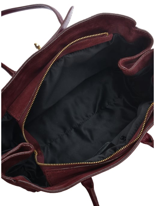 Isabella Rhea Borgoña Bolso de cuero - Image 4
