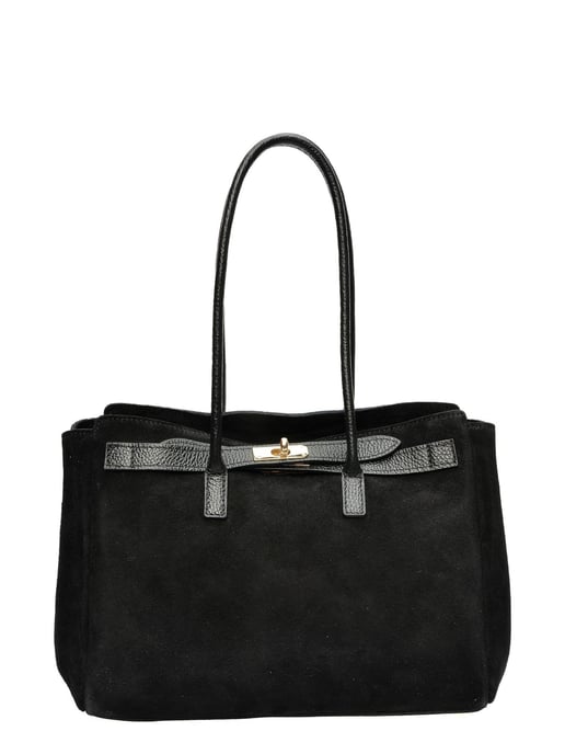 Isabella Rhea Negro Bolso de cuero - Image 1