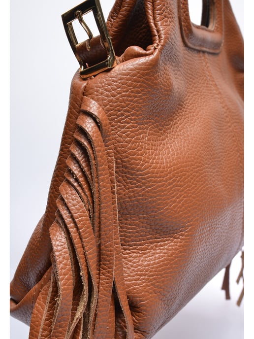 Anna Luchini Brown Bolso de cuero - Image 3