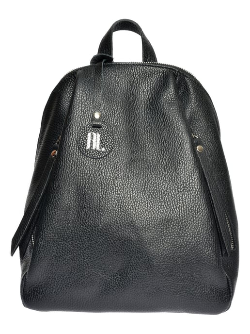 Anna Luchini Negro Bolso de cuero - Image 1