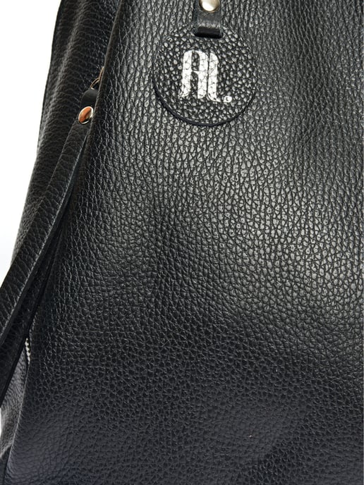 Anna Luchini Negro Bolso de cuero - Image 3