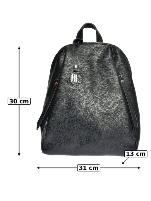 Anna Luchini Negro Bolso de cuero - Image 6