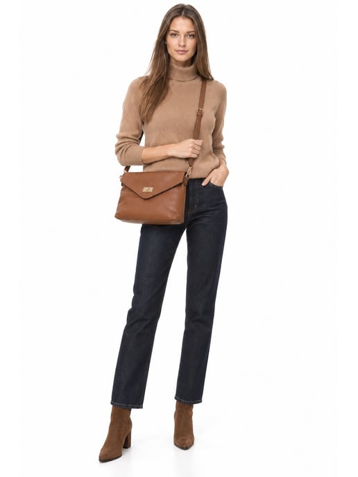 Anna Luchini Brown Bolso de cuero - Image 6