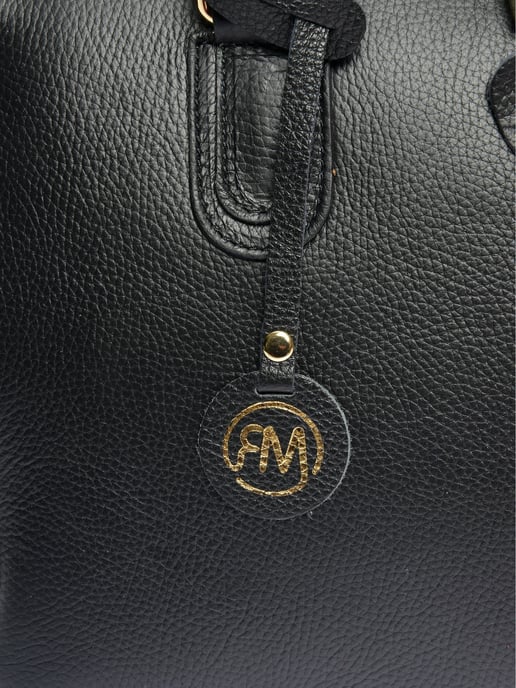 Roberta M Negro Bolso de cuero - Image 3