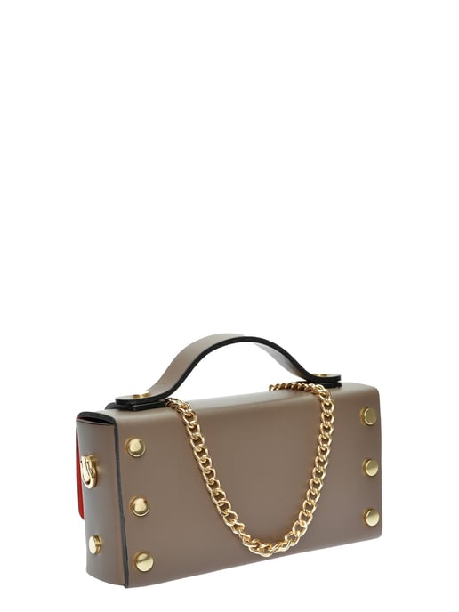Isabella Rhea Beige Bolso de cuero - Image 2