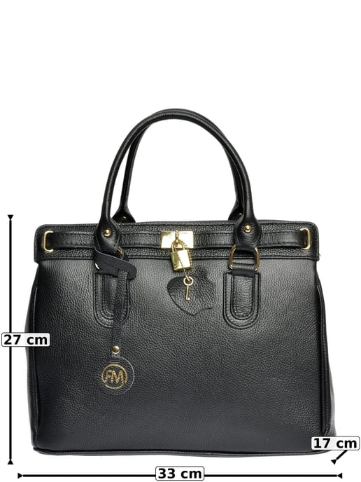 Roberta M Negro Bolso de cuero - Image 6