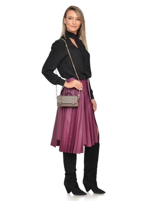 Isabella Rhea Beige Bolso de cuero - Image 5