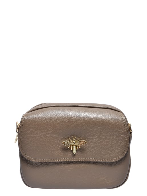 Roberta M Beige Bolso de cuero - Image 1