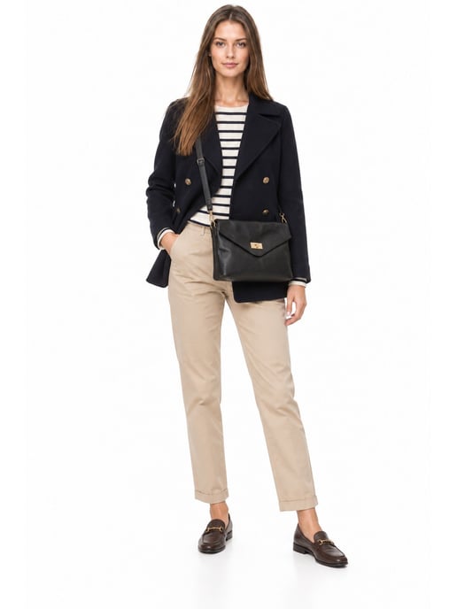 Anna Luchini Negro Bolso de cuero - Image 6
