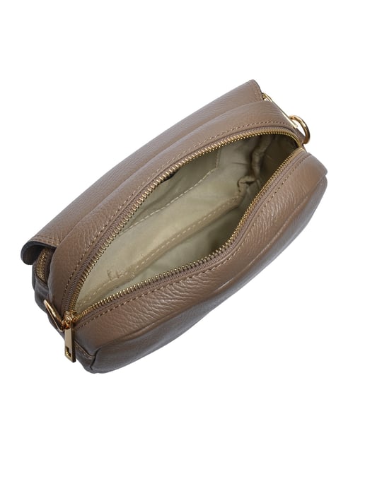 Roberta M Beige Bolso de cuero - Image 4