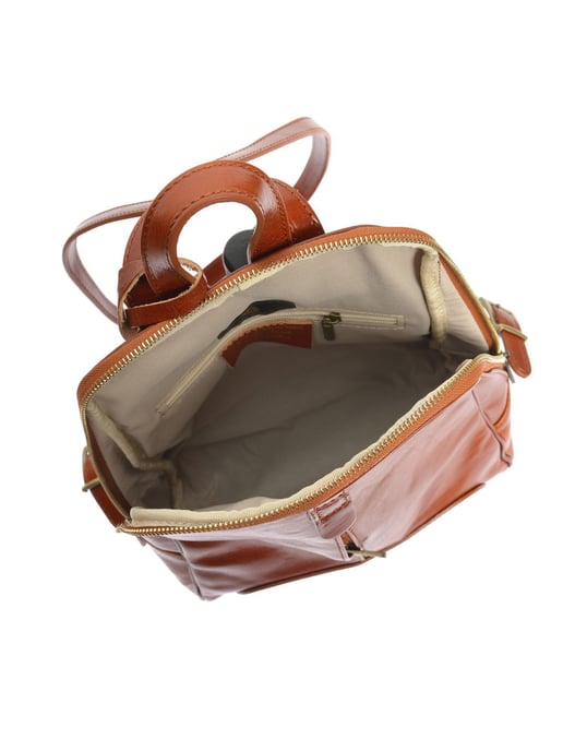Anna Luchini Brown Bolso de cuero - Image 3