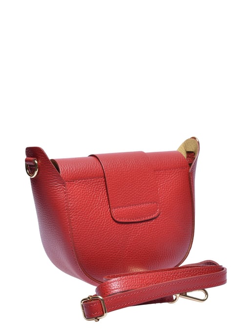 Anna Luchini Rojo Bolso de cuero - Image 2