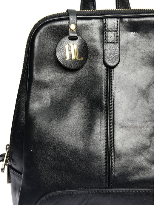 Anna Luchini Negro Bolso de cuero - Image 3