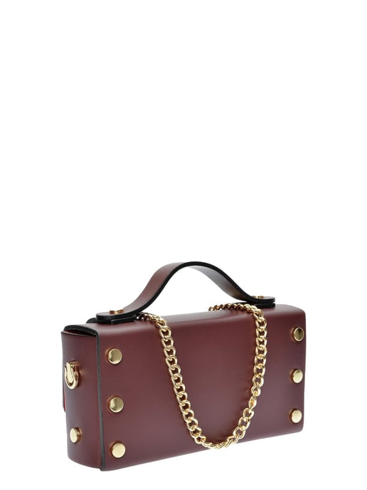 Isabella Rhea Borgoña Bolso de cuero - Image 2