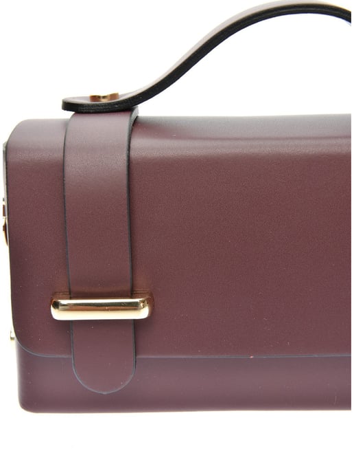 Isabella Rhea Borgoña Bolso de cuero - Image 3