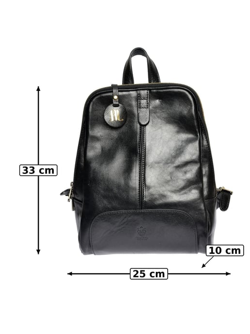 Anna Luchini Negro Bolso de cuero - Image 6