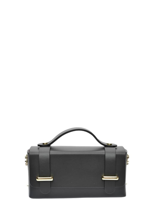 Isabella Rhea Negro Bolso de cuero - Image 1
