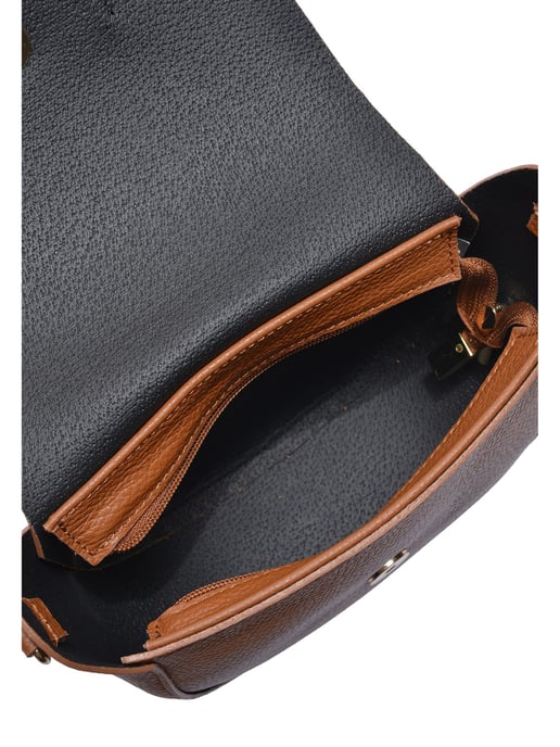Anna Luchini Brown Bolso de cuero - Image 4