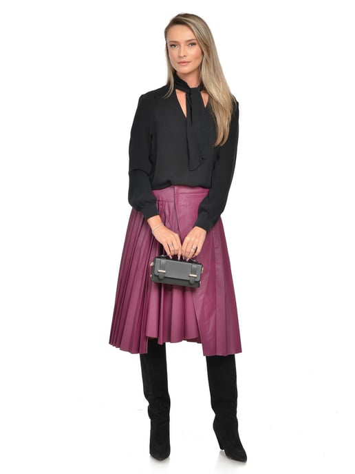 Isabella Rhea Negro Bolso de cuero - Image 5