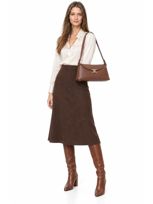 Anna Luchini Granate Bolso de cuero - Image 6