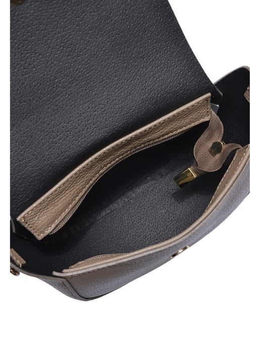 Anna Luchini Beige Bolso de cuero - Image 4