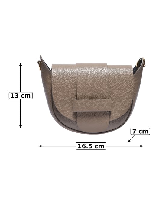 Anna Luchini Beige Bolso de cuero - Image 5